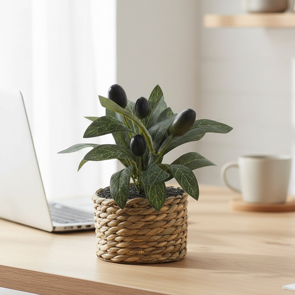 Plantas Artificiais, Oliveira  - Desk Setup Plants avaliação e preço