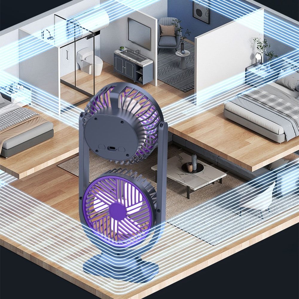 Ventilador de Mesa com 5 Veloc - Desk Setup Gear avaliação e preço