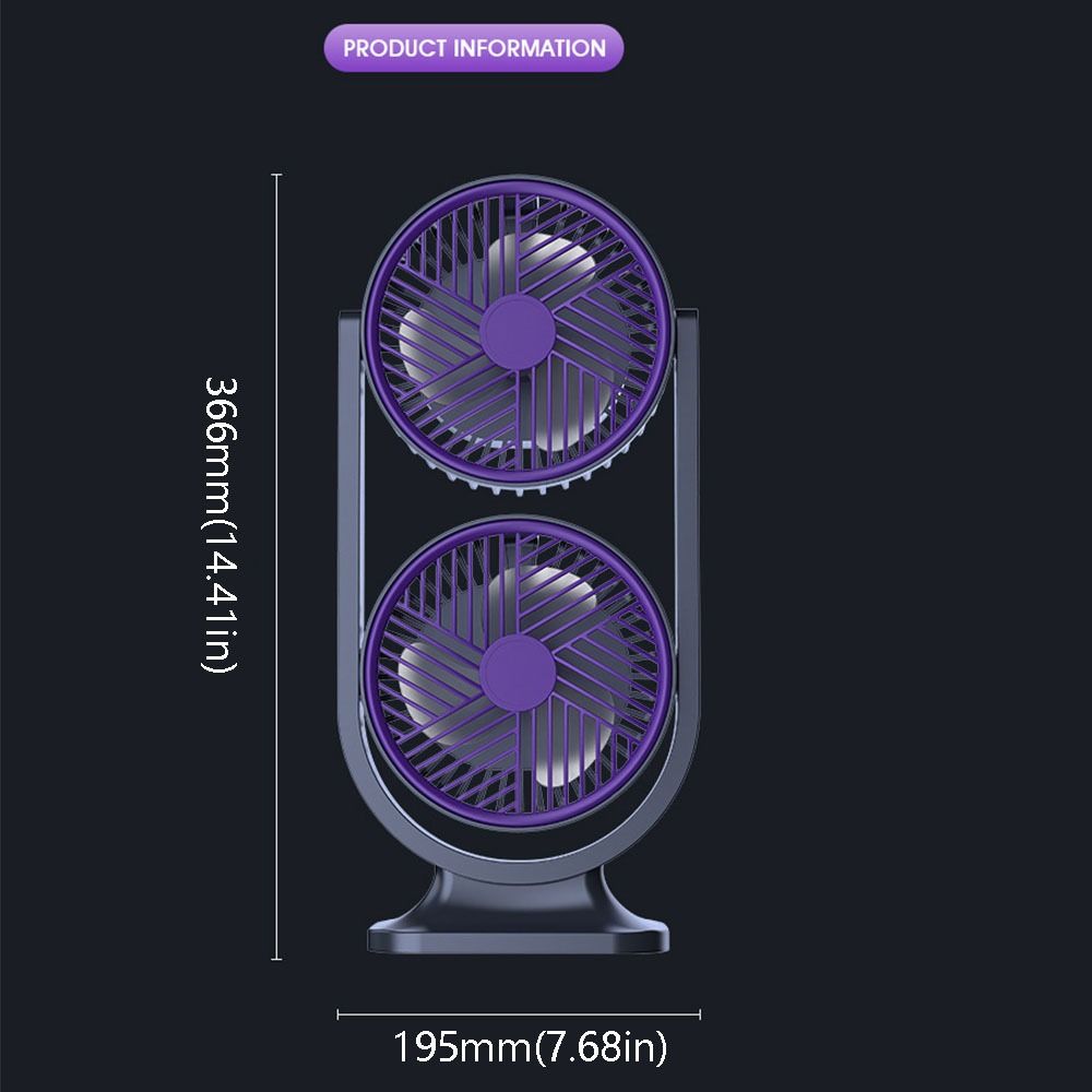 Ventilador de Mesa com 5 Veloc - Desk Setup Gear avaliação e preço