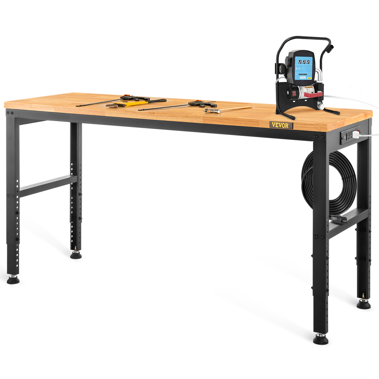 SucceBuy Bancada de trabalho p - Desk Setup Oak avaliação e preço