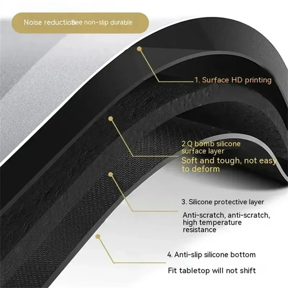 Toalha de mesa redonda de borr - Rubber Mat Desk avaliação e preço