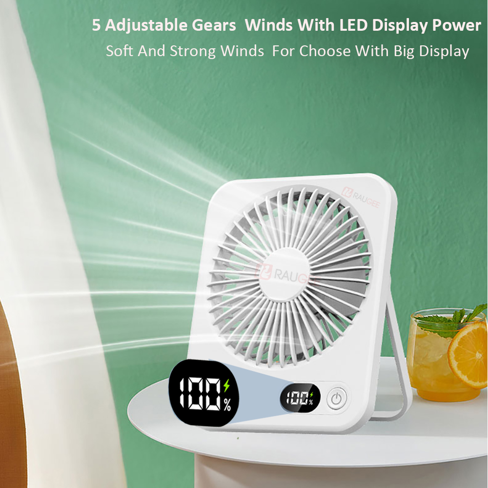 Mini ventilador usb portátil,  - Desk Setup Gear avaliação e preço