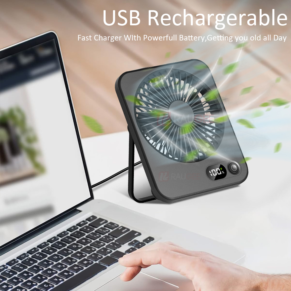 Mini ventilador usb portátil,  - Desk Setup Gear avaliação e preço