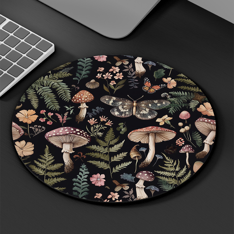 Mouse Pad Redondo de Borracha  - Desk Setup Office avaliação e preço